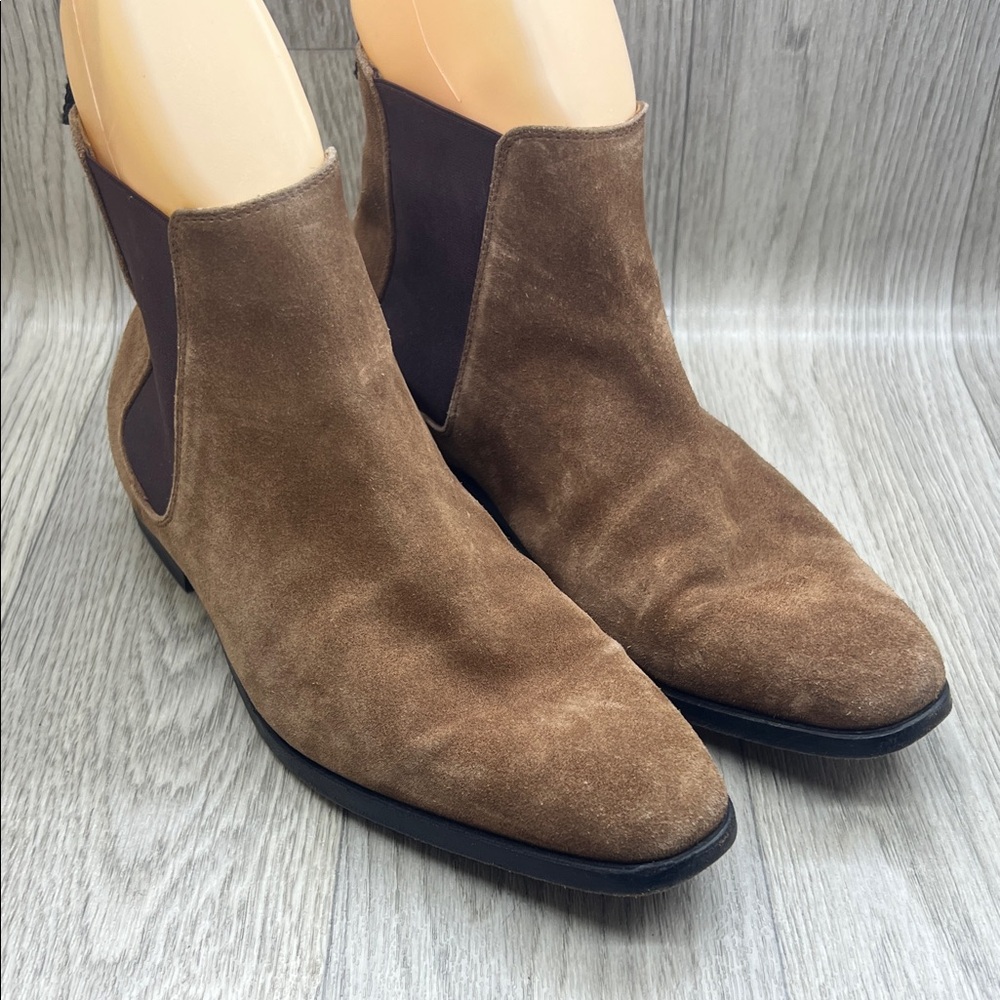 Paul Smith Tan Suede Ankle Boots